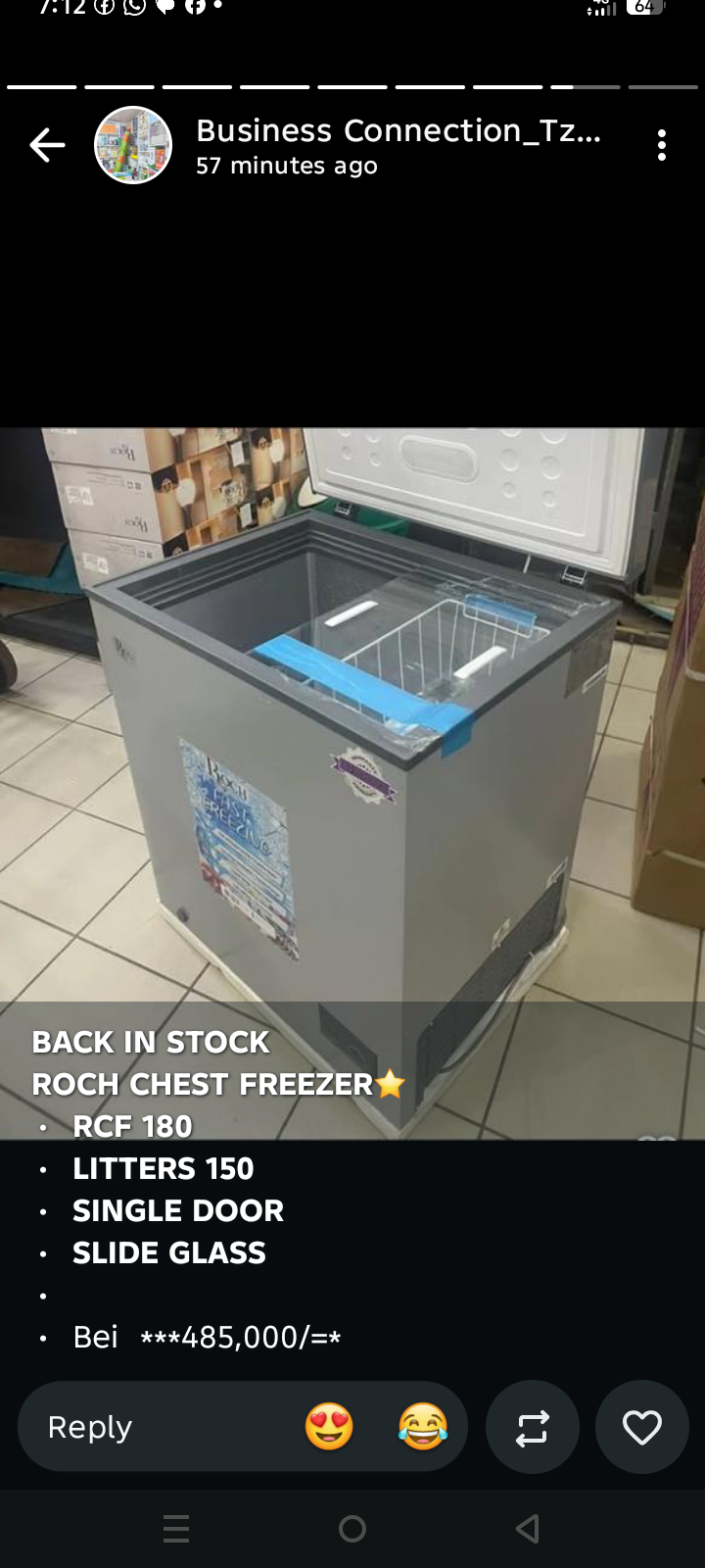 Roch chest freezer