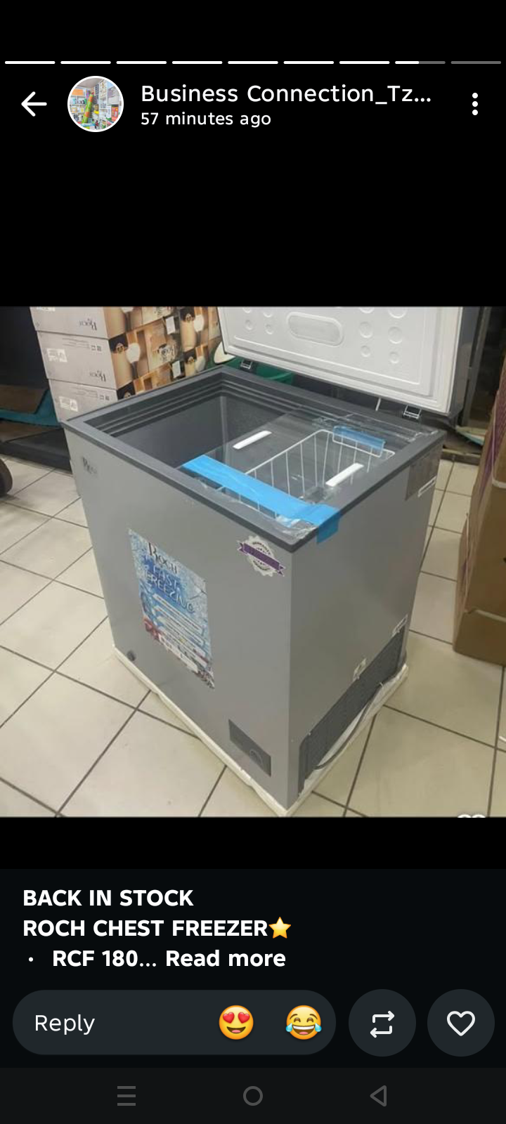 Roch chest freezer