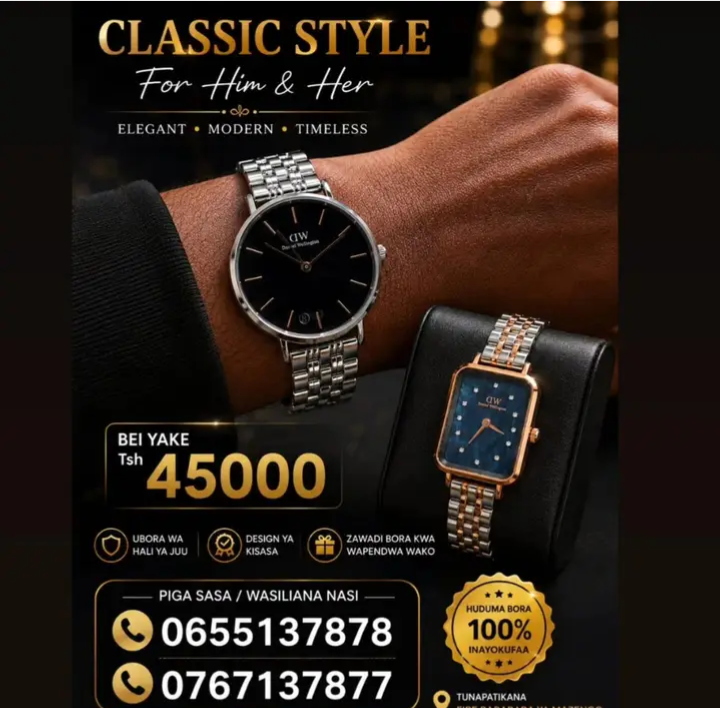 Classic style watch