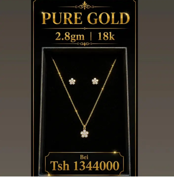Pure gold mkufu na hereni