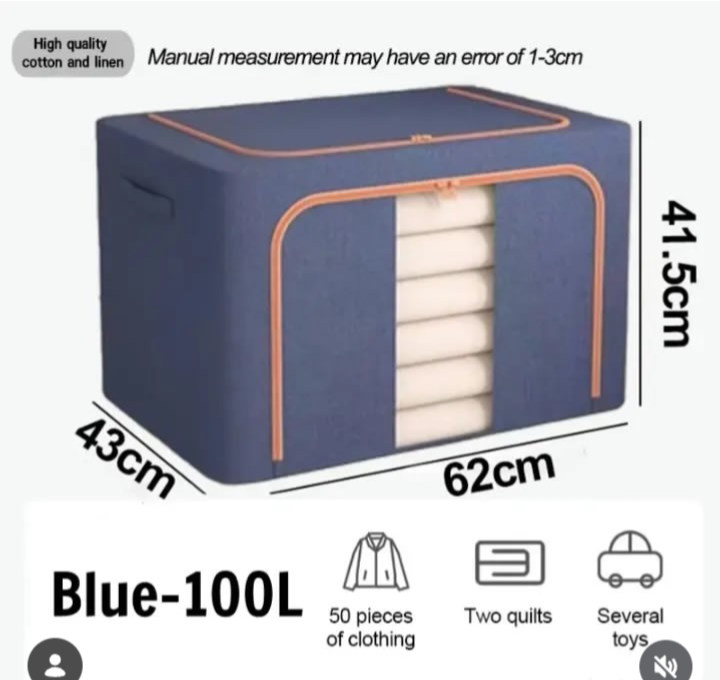 Large capacity storage box